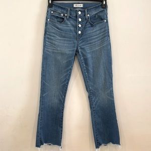 Madewell Jean Cali Demi-Boot Ched-Hem Size 26